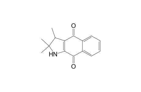 2,3-Dihydro-2,2,3-trimethyl-1H-benz[f]indole-4,9-dione
