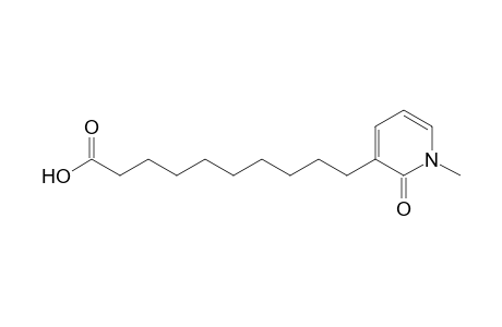 3-Pyridinedecanoic acid, 1,2-dihydro-1-methyl-2-oxo-