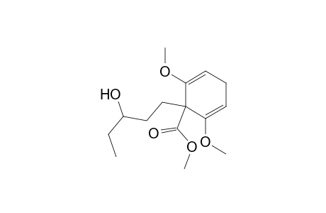 2,5-Cyclohexadiene-1-carboxylic acid, 1-(3-hydroxypentyl)-2,6-dimethoxy-, methyl ester