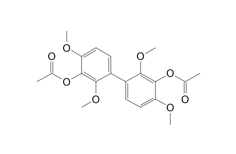 3,3'-diacetoxy-2,2',4,4'-tetramethoxybiphenyl