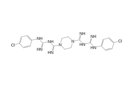 N-[(4-[([(4-Chloroanilino)(imino)methyl]amino)(imino)methyl]-1-piperazinyl)(imino)methyl]-N'-(4-chlorophenyl)guanidine