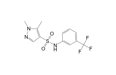 1,5-Dimethyl-N-[3-(trifluoromethyl)phenyl]-1H-pyrazole-4-sulfonamide