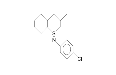 N-(4-Chlorophenyl)-3a-methyl-cis-1-thiadecalin-1a-imide