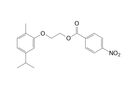 2-(carvacryloxy)ethanol, p-nitrobenzoate