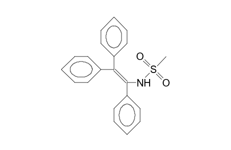 1-(N-Methylsulfonyl)-amino-1,2,2-triphenyl-ethylene
