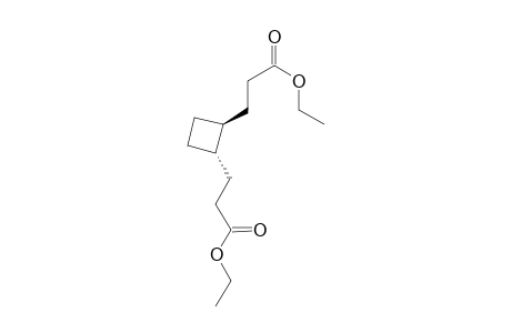 trans-Cyclobutane-1,2-dipropanoic acid, diethyl ester