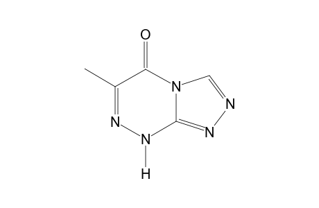 6-METHYL-s-TRIAZOLO[3,4-c]-as-TRIAZIN-5(8H)-ONE