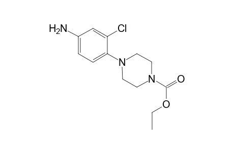 1(2H)-Pyrazinecarboxylic acid, 4-(4-amino-2-chlorophenyl)tetrahydro-, ethyl ester