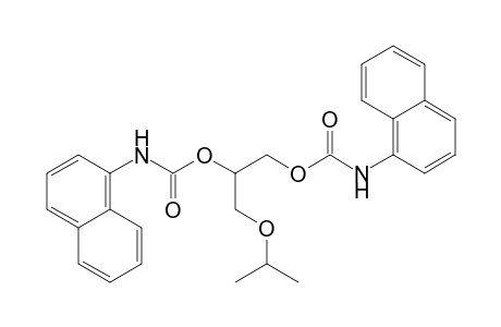 3-isopropoxy-1,2-propanediol, bis(1-naphthalenecarbamate)