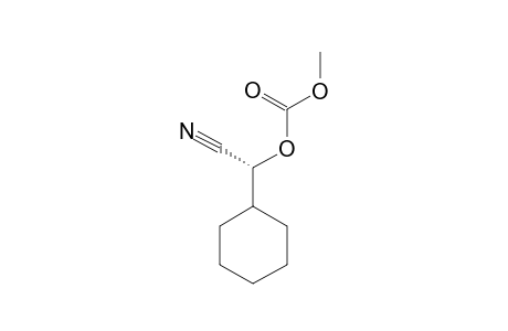 (R)-2-CYCLOHEXYL-2-(METHOXYCARBONYLOXY)-ACETONITRILE