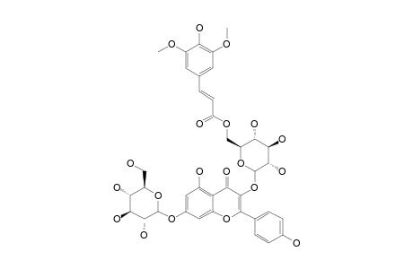KAEMPFEROL-3-O-[6''-SINAPOYL-GLUCOSIDE]-7-O-GLUCOSIDE