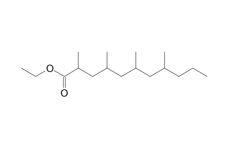 2,4,6,8-Tetramethylundecan-1-oic acid ethyl ester