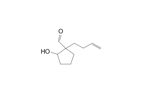 (+-)-(1SR,2SR)-1-(But-3-enyl)-2-hydroxycyclopentane-1-methanal
