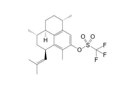 (1S,3R,7S,9aR)-1,4,7-Trimethyl-3-(2-methylprop-1-en-1-yl)-2,3,7,8,9,9a-hexahydro-1-phenalen-5-yl trifluoromethanesulfonate