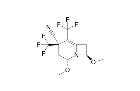 (2R,4R,8R)-2,8-Dimethoxy-4,5-bis(trifluoromethyl)-1-azabicyclo[4.2.0]oct-5-ene-4-carbonitrile
