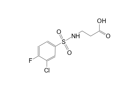 N-[(3-chloro-4-fluorophenyl)sulfonyl]-beta-alanine