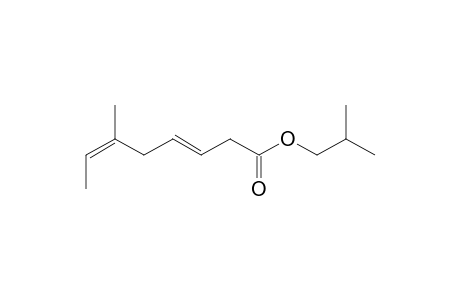 Isobutyl (3E,6Z)-6-Methylocta-3,6-dienoate