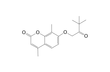 4,8-Dimethyl-7-(3,3-dimethyl-2-oxo-butoxy)-2H-1-benzopyran-2-one