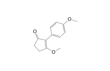 2-(4-Methoxyphenyl)-3-methoxycyclopent-2-en-1-one