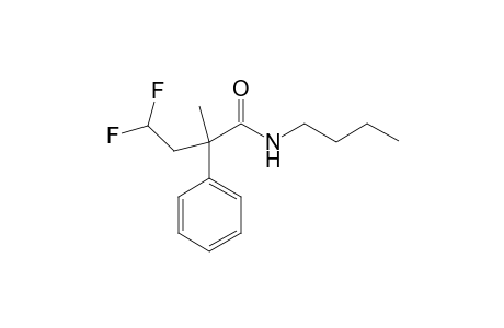 N-Buthyl-4,4-difluoro-2-methyl-2-phenylbutanamide