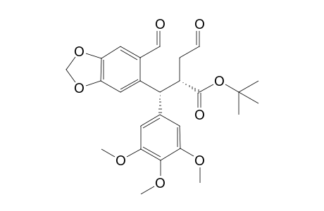 2-[(6-Formyl-benzo[1,3]dioxol-5-yl)-(3,4,5-trimethoxyphenyl)-methyl]-4-oxo-butyric acid tert-buty l ester