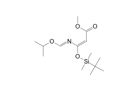 4-Carbomethoxy-1-isopropoxy-3-t-butyldimethylsiloxy-2-aza-1,3-butadiene