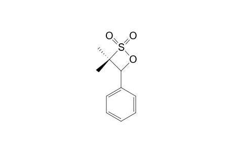 3,3-DIMETHYL-4-PHENYL-1,2-OXATHIETANE-2,2-DIOXIDE