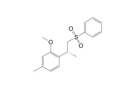 (R)-2-methoxy-4-methyl-1-(1-(phenylsulfonyl)propan-2-yl)benzene