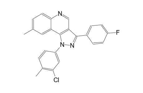 1-(3-chloro-4-methylphenyl)-3-(4-fluorophenyl)-8-methyl-1H-pyrazolo[4,3-c]quinoline