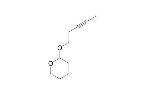 2H-Pyran, tetrahydro-2-(3-pentynyloxy)-