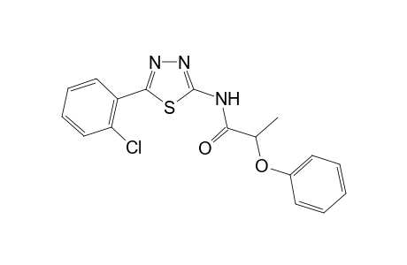 N-[5-(2-chlorophenyl)-1,3,4-thiadiazol-2-yl]-2-phenoxypropanamide