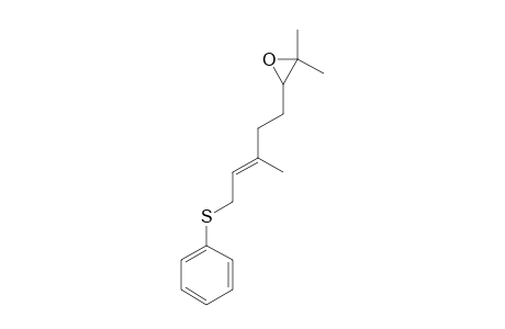 2,2-Dimethyl-3-[(3E)-3-methyl-5-(phenylsulfanyl)-3-pentenyl]oxirane