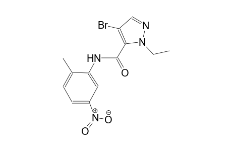 4-bromo-1-ethyl-N-(2-methyl-5-nitrophenyl)-1H-pyrazole-5-carboxamide