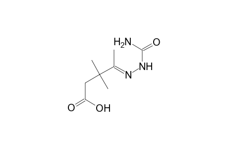 (4E)-4-[(Aminocarbonyl)hydrazono]-3,3-dimethylpentanoic acid