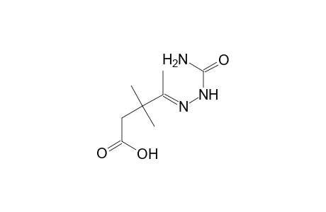 (4E)-4-[(Aminocarbonyl)hydrazono]-3,3-dimethylpentanoic acid