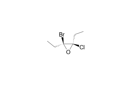 Oxirane, 2-bromo-3-chloro-2,3-diethyl-, cis-
