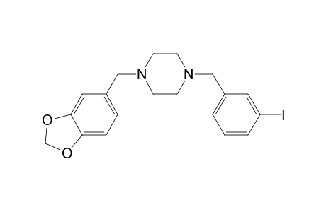 1-(3-Iodobenzyl)-4-(3,4-methylenedioxybenzyl)piperazine