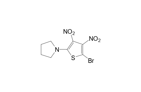 2-bromo-3,4-dinitro-5-(1-pyrrolidinyl)thiophene