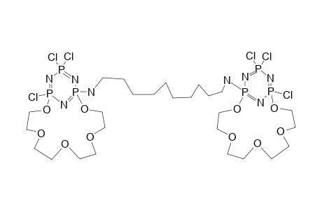 N3P3CL3[O(CH2CH2O)4]-NH(CH2)10NH-N3P3CL3-[O(CH2CH2O)4]