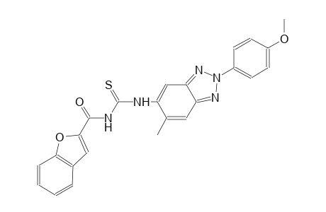 thiourea, N-(2-benzofuranylcarbonyl)-N'-[2-(4-methoxyphenyl)-6-methyl-2H-1,2,3-benzotriazol-5-yl]-