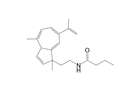 N-butanoyl-2-(1-guaiazulenyl)ethanamine