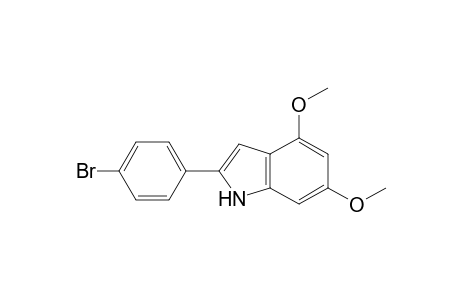 1H-Indole, 2-(4-bromophenyl)-4,6-dimethoxy-
