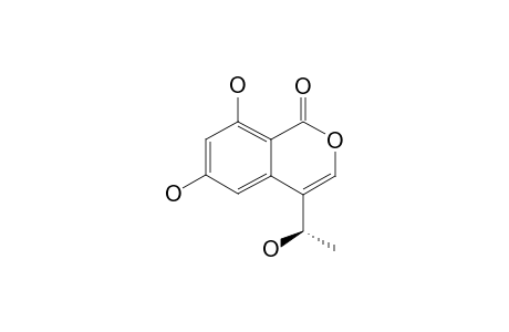 SESCANDELIN;6,8-DIHYDROXY-4-(1-HYDROXYETHYL)-ISOCOUMARIN