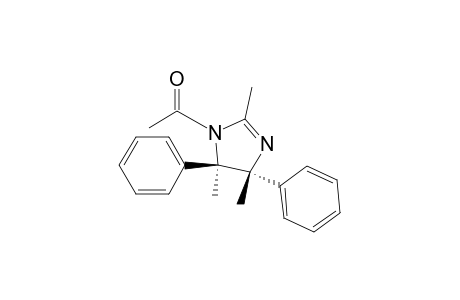 1H-Imidazole, 1-acetyl-4,5-dihydro-2,4,5-trimethyl-4,5-diphenyl-, trans-