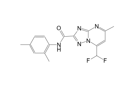 7-(difluoromethyl)-N-(2,4-dimethylphenyl)-5-methyl[1,2,4]triazolo[1,5-a]pyrimidine-2-carboxamide