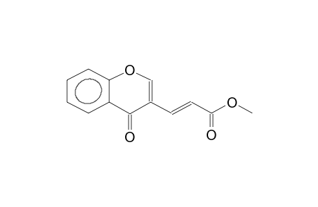 (E)-Methyl 3-(4-oxo-4H-1-benzopyran-3-yl)propenoate