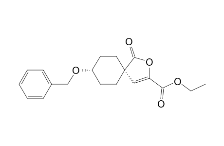 2-Oxaspiro[4.5]dec-3-ene-3-carboxylic acid, 1-oxo-8-(phenylmethoxy)-, ethyl ester, cis-