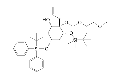 (1S,2S,3R,5R)-2-Allyl-3-(tert-butyldimethylsilyloxy)-5-(tert-butyldiphenylsilyloxy)-2-(2-methoxyethoxymethoxy)cyclohexanol