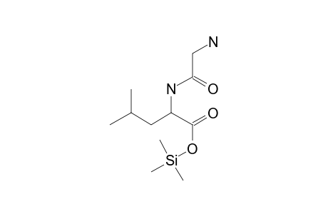 Glycylleucine, tms derivative