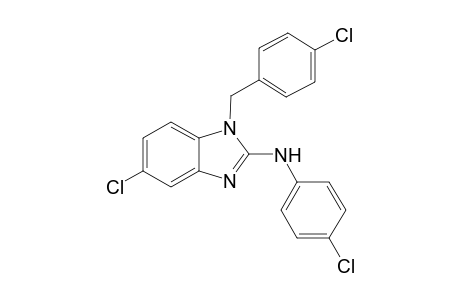 2-[N'-(p-Chlorophenylamino]-1-N(1)-(p-chlorobenzyl)-5-chlorobenzimidazole